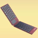 二つ 折りたたみ式Bluetoothキーボード DF013T 折りたたみ式 ミニタッチキーボード