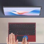 三つ折りたたみ式Bluetoothキーボード 折りたたみ式 ミニタッチキーボード