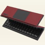 三つ折りたたみ式Bluetoothキーボード 折りたたみ式 ミニタッチキーボード