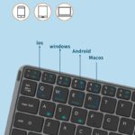 Bluetooth ワイヤレスキーボード 折りたたみ式Bluetoothキーボード Bluetooth 5.0 キーボード