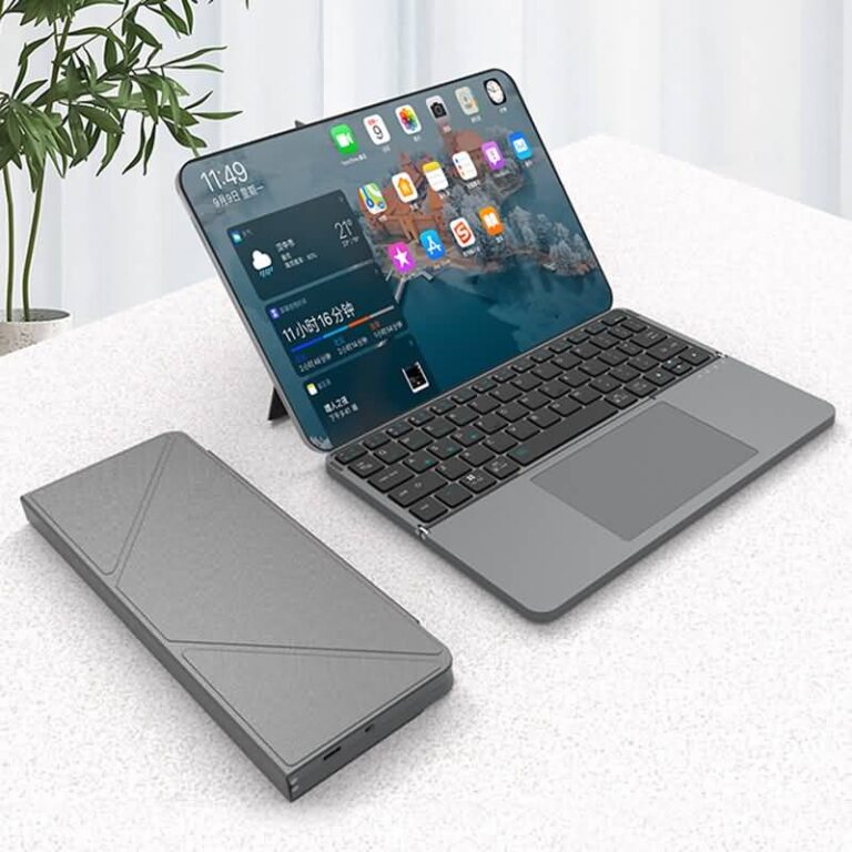 Bluetooth ワイヤレスキーボード 折りたたみ式Bluetoothキーボード Bluetooth 5.0 キーボード