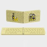 Quick view Add to compare Add to wishlist 折りたたみ式Bluetoothキーボード GEEZER 折りたたみ式 キーボード 内蔵ホルダー付き Android/IOS/ システムコンピューター対応 ワイヤレスキーボード