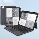 iPad mini6/7 Bluetooth キーボード 手帳型ケース 7 色カラーバックライト