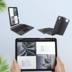 iPad mini6/7 Bluetooth キーボード 手帳型ケース 7 色カラーバックライト