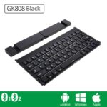 折りたたみ式Bluetoothキーボード GK8081 極薄折りたたみ式 キーボード 内蔵ホルダー付き Android/IOS/ システムコンピューター対応 ワイヤレスキーボード
