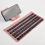 折りたたみ式Bluetoothキーボード GK8081 極薄折りたたみ式 キーボード 内蔵ホルダー付き Android/IOS/ システムコンピューター対応 ワイヤレスキーボード