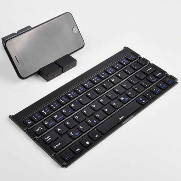 折りたたみ式Bluetoothキーボード GK8081 極薄折りたたみ式 キーボード 内蔵ホルダー付き Android/IOS/ システムコンピューター対応 ワイヤレスキーボード