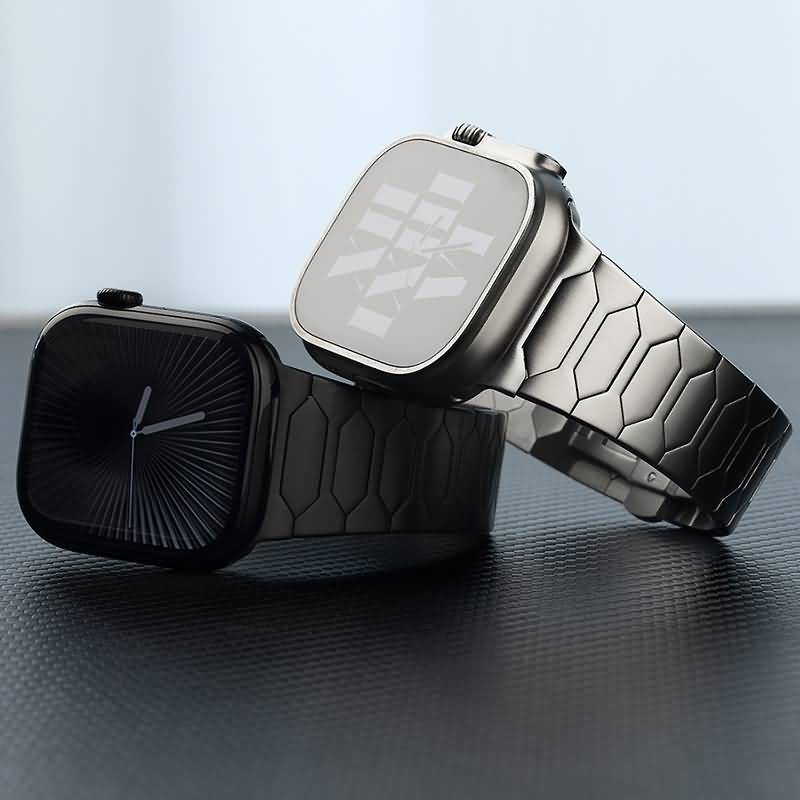 アップルウォッチ42/44/45/49mm 高級 ステンレス製 交換用バンド マグネット アップルウォッチ バンド Apple watch series8 /7/ 6/ 5 腕時計バンド