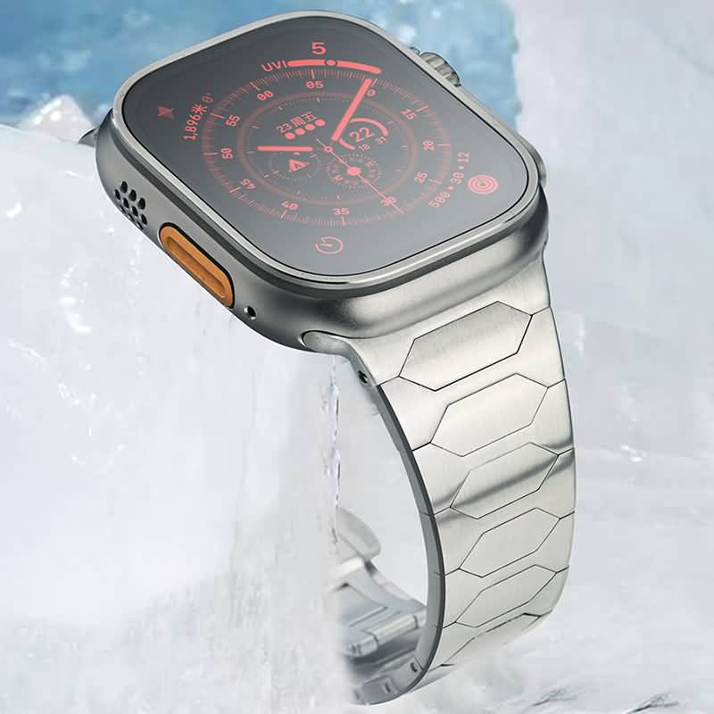 アップルウォッチ42/44/45/49mm 高級 ステンレス製 交換用バンド マグネット アップルウォッチ バンド Apple watch series8 /7/ 6/ 5 腕時計バンド