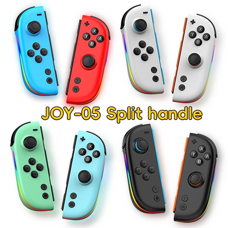 AC10212025005-01 【Switch2無線接続後使用可能】JOY-05 Switch コントローラー スイッチ ジョイコン joy-con 光るLED カラフル 無線 Bluetooth接続 HD振動 光る ジョイコン 光Switch コントローラー 全5色 SKU:AC10212025005 - Image 1
