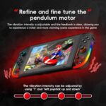 Switch コントローラー スイッチ ジョイコン joy-con 光るLED カラフル 無線 Bluetooth接続 HD振動