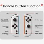 Switch コントローラー スイッチ ジョイコン joy-con 光るLED カラフル 無線 Bluetooth接続 HD振動