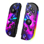 JOY-02 Switch コントローラー スイッチ ジョイコン joy-con 光るLED カラフル 無線 Bluetooth接続