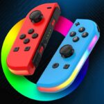 JOY-02 Switch コントローラー スイッチ ジョイコン joy-con 光るLED カラフル 無線 Bluetooth接続