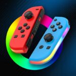 JOY-02 Switch コントローラー スイッチ ジョイコン joy-con 光るLED カラフル 無線 Bluetooth接続