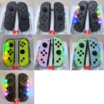 JC112 Switch コントローラー スイッチ ジョイコン joy-con 光るLED カラフル 無線 Bluetooth接続 HD振動 光る ジョイコン