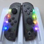 JC112 Switch コントローラー スイッチ ジョイコン joy-con 光るLED カラフル 無線 Bluetooth接続 HD振動 光る ジョイコン