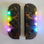 JC112 Switch コントローラー スイッチ ジョイコン joy-con 光るLED カラフル 無線 Bluetooth接続 HD振動 光る ジョイコン