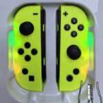 JC112 Switch コントローラー スイッチ ジョイコン joy-con 光るLED カラフル 無線 Bluetooth接続 HD振動 光る ジョイコン