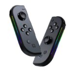 JC112 Switch コントローラー スイッチ ジョイコン joy-con 光るLED カラフル 無線 Bluetooth接続 HD振動 光る ジョイコン