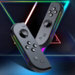 JC112 Switch コントローラー スイッチ ジョイコン joy-con 光るLED カラフル 無線 Bluetooth接続 HD振動 光る ジョイコン