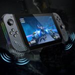 JC112 Switch コントローラー スイッチ ジョイコン joy-con 光るLED カラフル 無線 Bluetooth接続 HD振動 光る ジョイコン