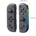 JC112 Switch コントローラー スイッチ ジョイコン joy-con 光るLED カラフル 無線 Bluetooth接続 HD振動 光る ジョイコン