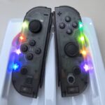 JC112 Switch コントローラー スイッチ ジョイコン joy-con 光るLED カラフル 無線 Bluetooth接続 HD振動 光る ジョイコン