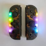 JC112 Switch コントローラー スイッチ ジョイコン joy-con 光るLED カラフル 無線 Bluetooth接続 HD振動 光る ジョイコン