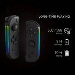 JC112 Switch コントローラー スイッチ ジョイコン joy-con 光るLED カラフル 無線 Bluetooth接続 HD振動 光る ジョイコン