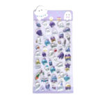 [ロット要求10枚] 3D 立体 シール キラキララメー入れ ぷっくり シール【1枚】立体 3Dシール ぷくぷくシール