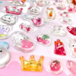 [ロット要求10枚] 3D 立体 シール キラキララメー入れ ぷっくり シール【1枚】立体 3Dシール ぷくぷくシール