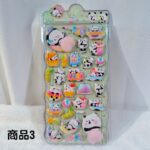 ふわふわ もちもち シール 【1枚】立体 シール ぷくぷくシール 3Dシール 全8種類