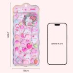 ふわふわ もちもち シール 【1枚】立体 シール ぷくぷくシール 3Dシール 全8種類