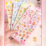 [ロット要求10枚] 3D 立体 シール ぷっくり シール【1枚】立体 3Dシール ぷくぷくシール