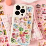 3D 立体 シール ぷっくり シール【1枚】立体 3Dシール ぷくぷくシール 全12種類