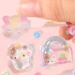 3D 立体 シール ぷっくり シール【1枚】立体 3Dシール ぷくぷくシール 全12種類