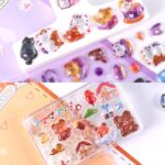 3D 立体 シール ぷっくり シール【1枚】立体 3Dシール ぷくぷくシール 全12種類