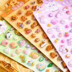 3D 立体 シール ぷっくり シール【1枚】立体 3Dシール ぷくぷくシール 全3種類