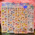 ふわふわ もちもち シール 【1枚】立体 シール ぷくぷくシール 3Dシール 全3種類