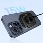 MagSafe対応 車載ホルダー QI2ワイヤレス充電器 PD15W 快速充電器 ワイヤレスチャージャー エアコン吹出口 強磁力 スマホホルダー