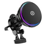 X132 MagSafe対応 車載ホルダー QI2ワイヤレス充電器 PD15W 快速充電器 ワイヤレスチャージャー エアコン吹出口 強磁力