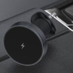 MagSafe対応 強磁力 車載ホルダー 15Wワイヤレス充電器 エアコン吹出口 強磁力 スマホホルダー 車載ホルダー 角度自由調節 車載アクセサリー