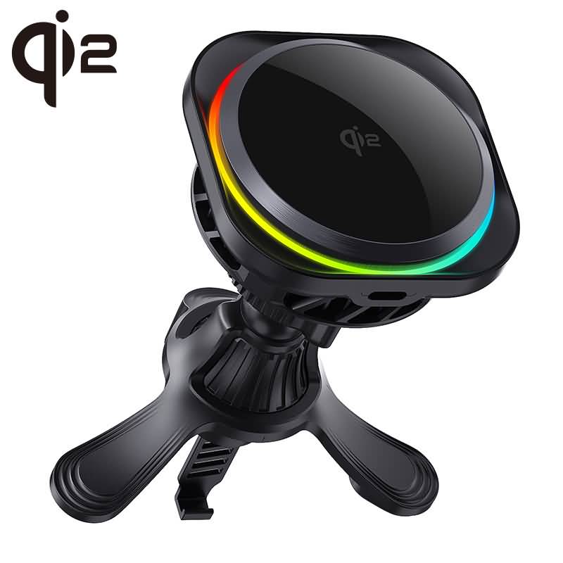 Qi2 MagSafe対応 強磁力 車載ホルダー エアコン吹出口 半導体冷却 PD15W 快速充電器 車載ホルダー 角度自由調節