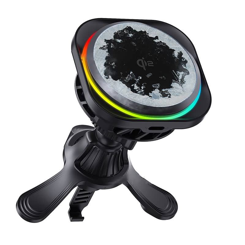 Qi2 MagSafe対応 強磁力 車載ホルダー エアコン吹出口 半導体冷却 PD15W 快速充電器 車載ホルダー 角度自由調節