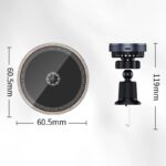 Qi2 MagSafe対応 強磁力 車載ホルダー エアコン吹出口 半導体冷却 PD15W 快速充電器 車載ホルダー 角度自由調節