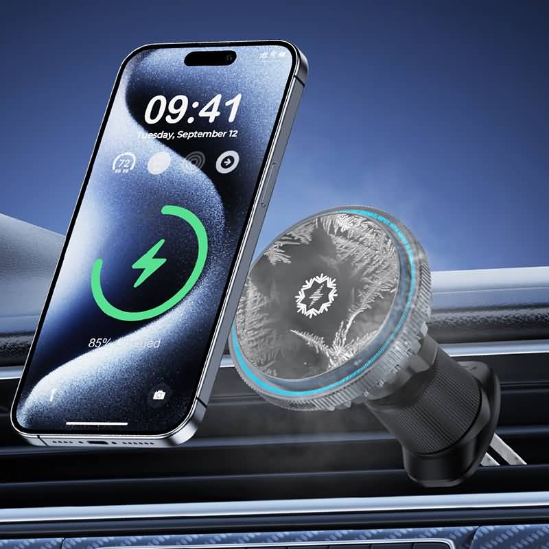Quick view Add to compare Add to wishlist Qi2 MagSafe対応 強磁力 車載ホルダー エアコン吹出口 半導体冷却 PD15W 快速充電器