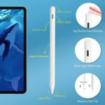 2018年〜2025年多機種通用版 iPad専用 タッチペンスタイラスペン タッチペン iPad専用 ペンシル iPadペン 残量表示 iPad ペンシル 磁気吸着タッチペン 極細ペン先 Type-C 急速充電 途切れ/遅延/ズレ/誤動作防止 自動電源OFF