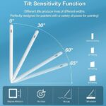 2018年〜2025年多機種通用版 iPad専用 タッチペンスタイラスペン タッチペン iPad専用 ペンシル iPadペン 残量表示 iPad ペンシル 磁気吸着タッチペン 極細ペン先 Type-C 急速充電 途切れ/遅延/ズレ/誤動作防止 自動電源OFF