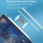 2018年〜2025年多機種通用版 iPad専用 タッチペンスタイラスペン タッチペン iPad専用 ペンシル iPadペン 残量表示 iPad ペンシル 磁気吸着タッチペン 極細ペン先 Type-C 急速充電 途切れ/遅延/ズレ/誤動作防止 自動電源OFF